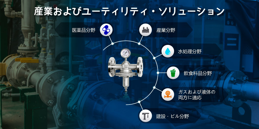 低圧用減圧弁の用途 Z-Tide 低圧用減圧弁の用途